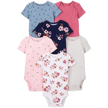 Baby 6-Pack Short-Sleeve Bodysuit
