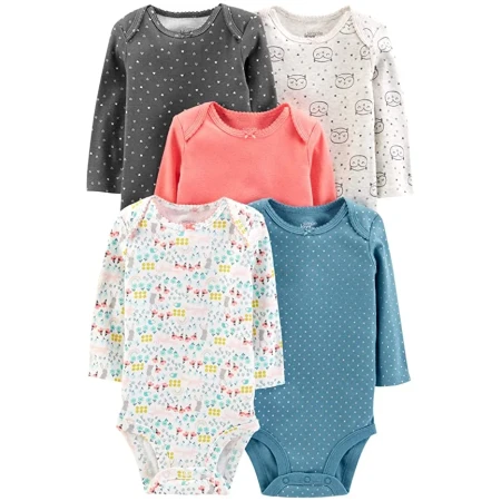 Baby 5-Pack Long-Sleeve Bodysuit