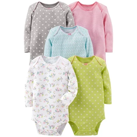 Baby 5-Pack Long-Sleeve Bodysuit